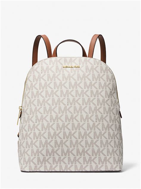 michael kors cindy backpack leopard|Cindy Large Graphic Logo Backpack .